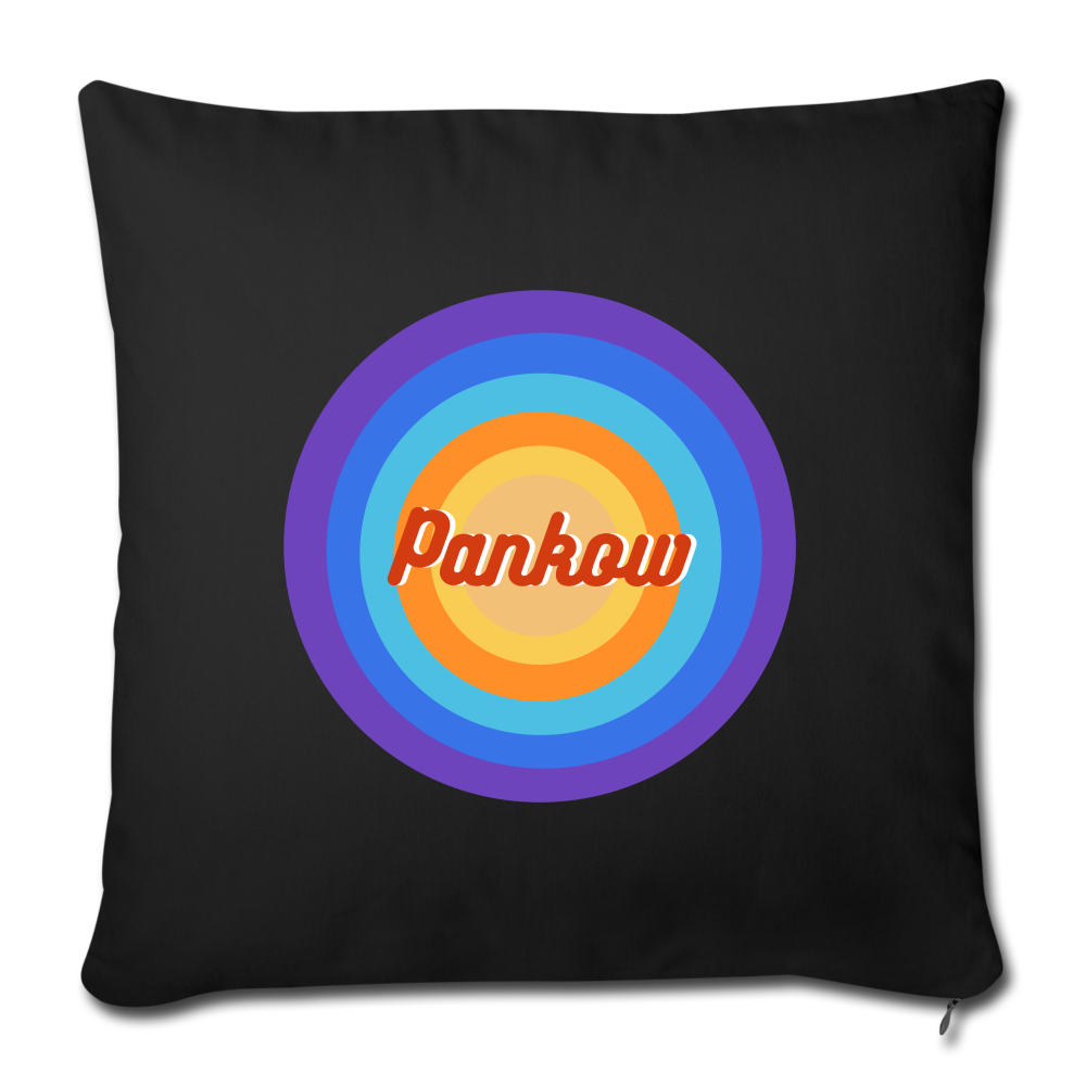 Pankow Retro - Sofakissen mit Füllung (45 x 45 cm) - black