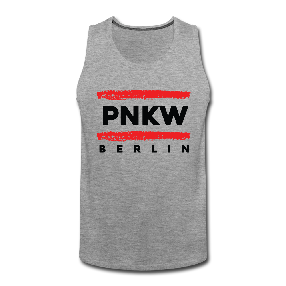 PNKW - Männer Premium Tank Top - heather grey