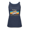 Pankow Hippest Neighborhood - Frauen Premium Tank Top - navy