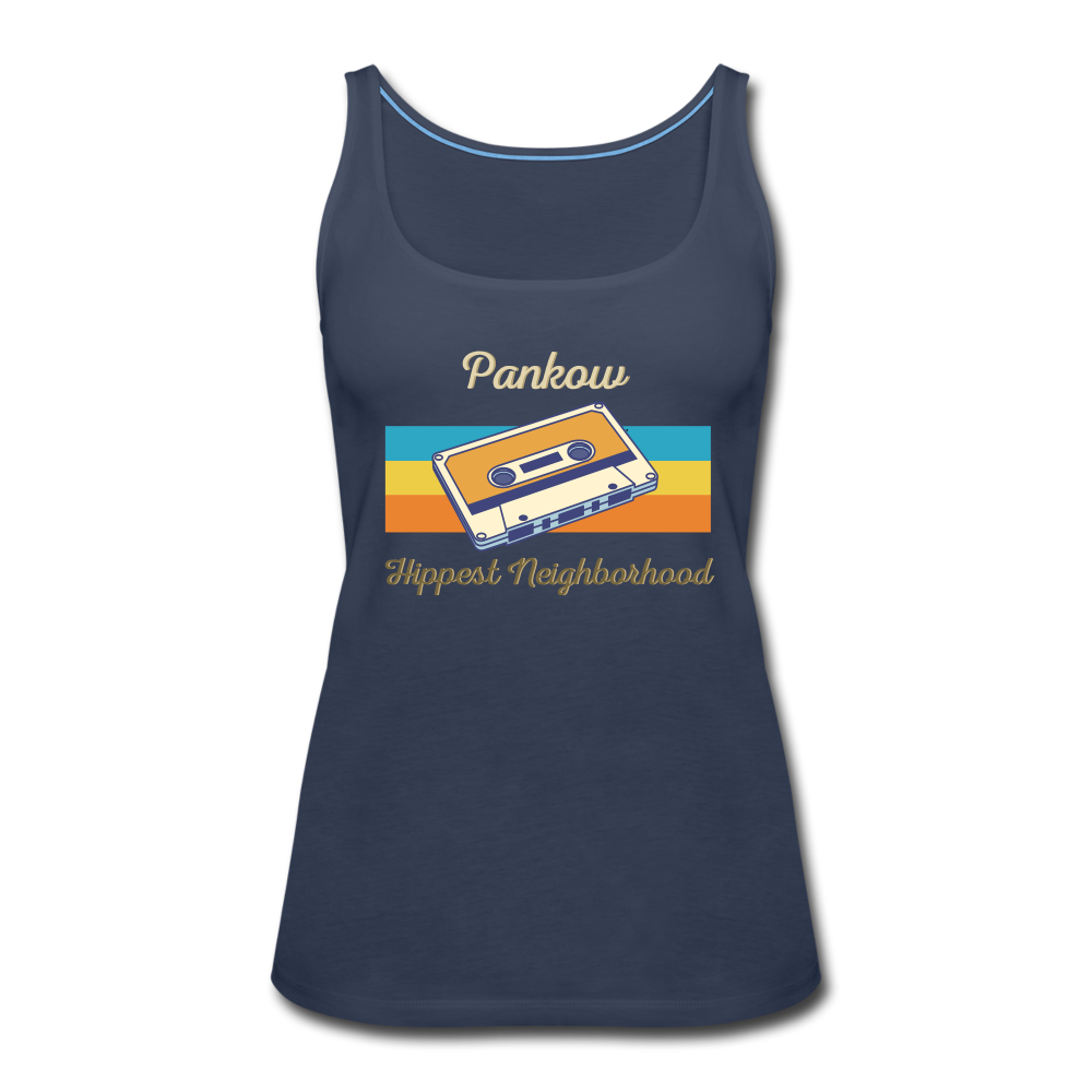 Pankow Hippest Neighborhood - Frauen Premium Tank Top - navy
