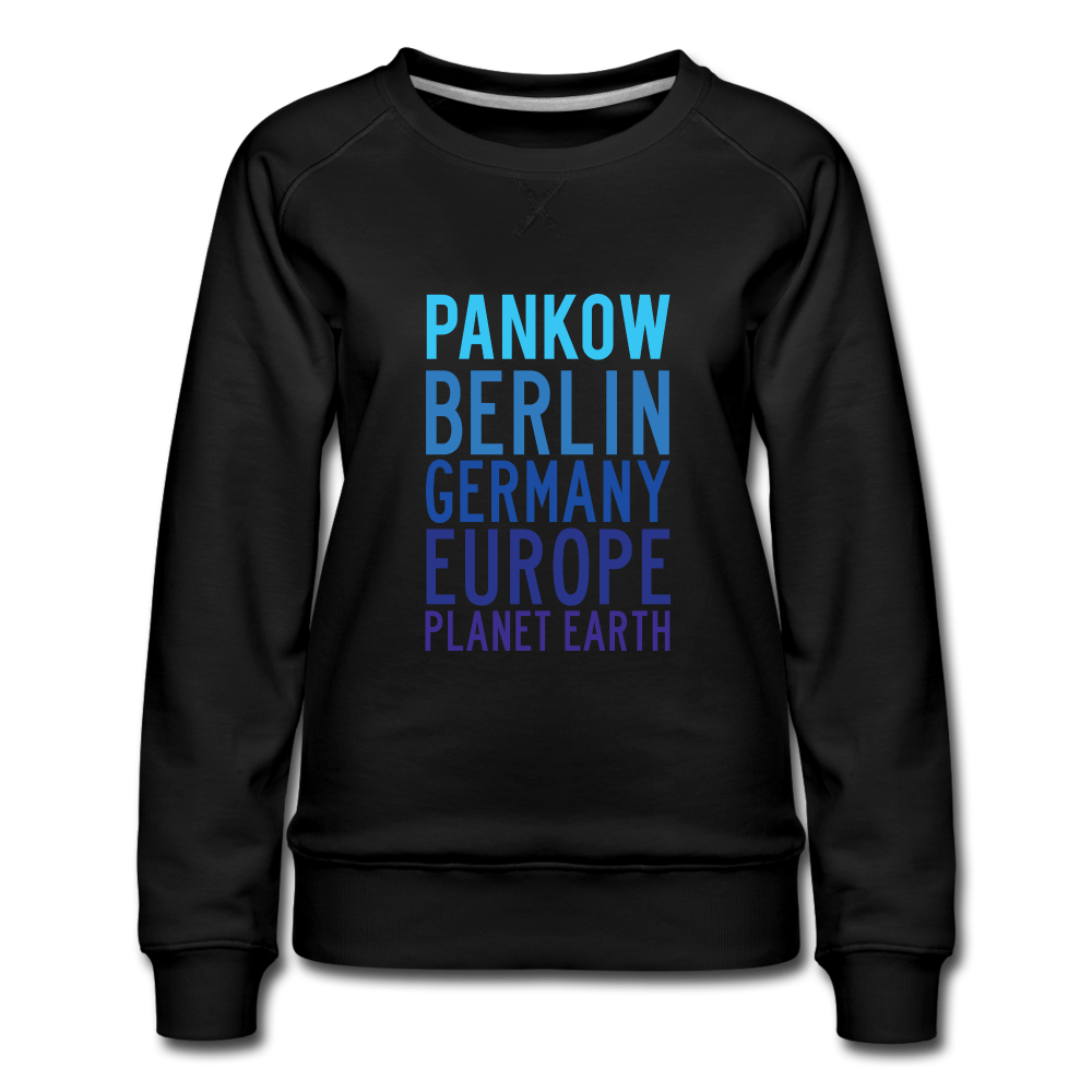 Pankow Planet Earth - Frauen Premium Sweatshirt - black