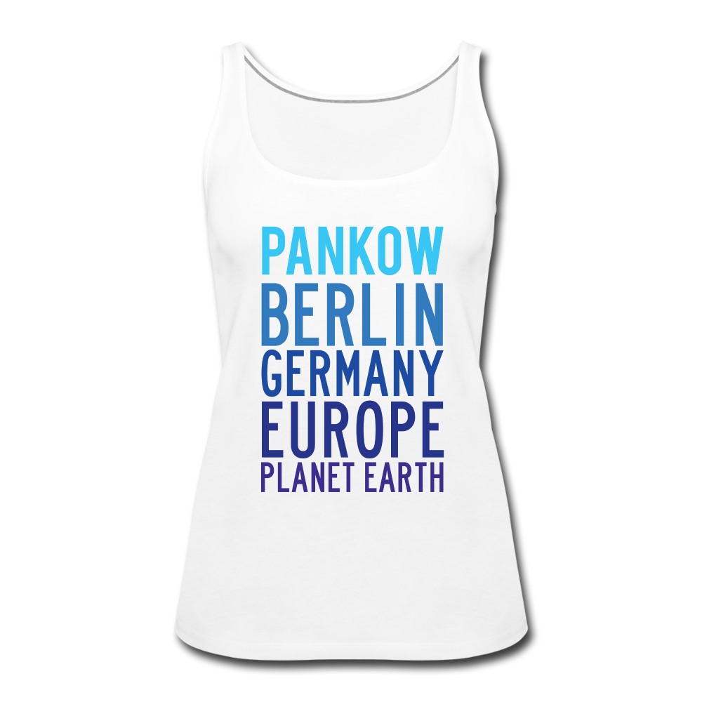 Pankow Planet Earth - Frauen Premium Tank Top - white