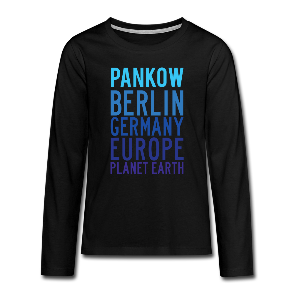 Pankow Planet Earth - Teenager Langarmshirt - black