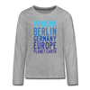Pankow Planet Earth - Teenager Langarmshirt - heather grey