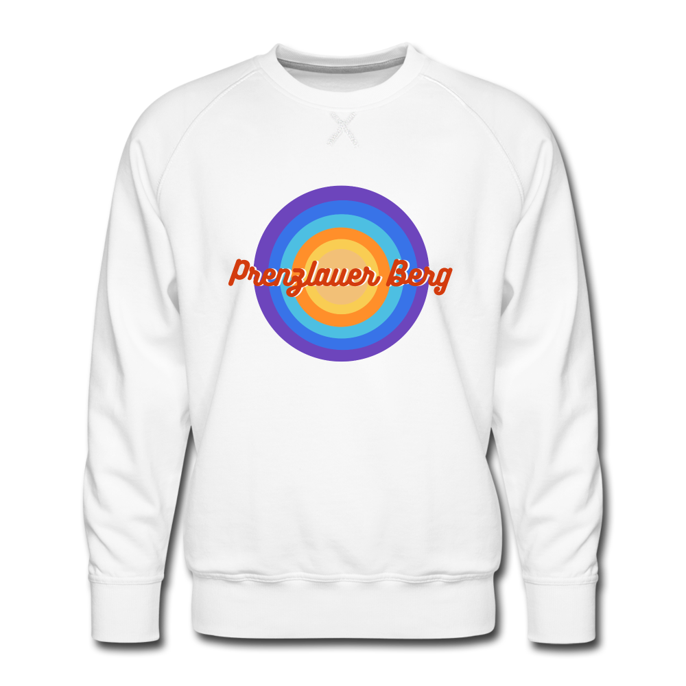 Prenzlauer Berg Retro - Männer Premium Sweatshirt - white