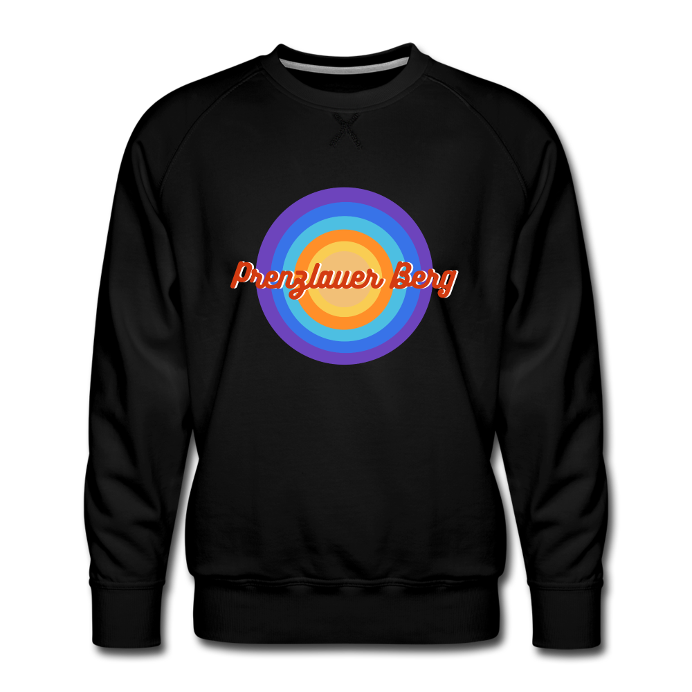 Prenzlauer Berg Retro - Männer Premium Sweatshirt - black