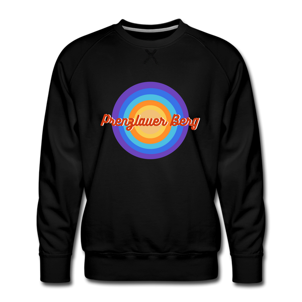 Prenzlauer Berg Retro - Männer Premium Sweatshirt - black