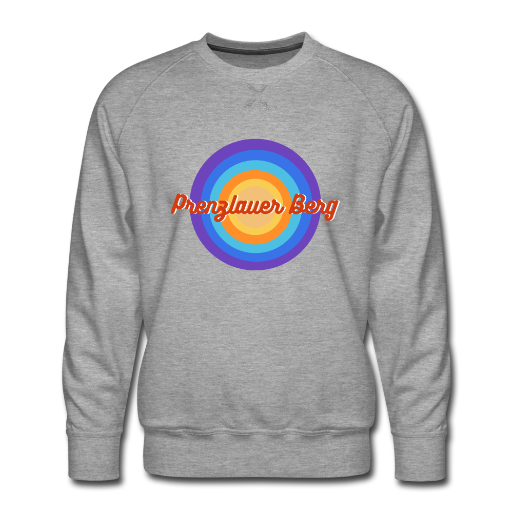 Prenzlauer Berg Retro - Männer Premium Sweatshirt - heather grey
