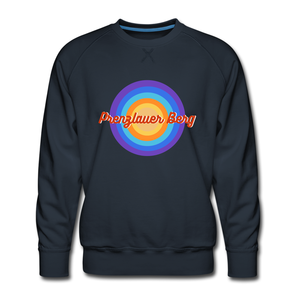Prenzlauer Berg Retro - Männer Premium Sweatshirt - navy
