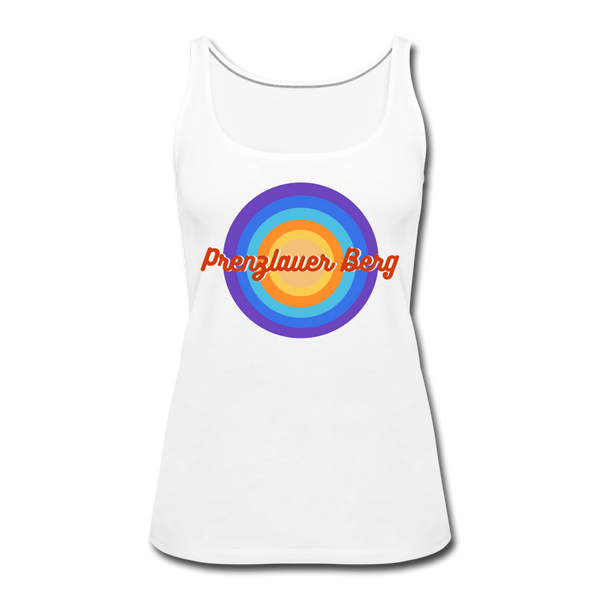 Prenzlauer Berg Retro - Frauen Premium Tank Top - white