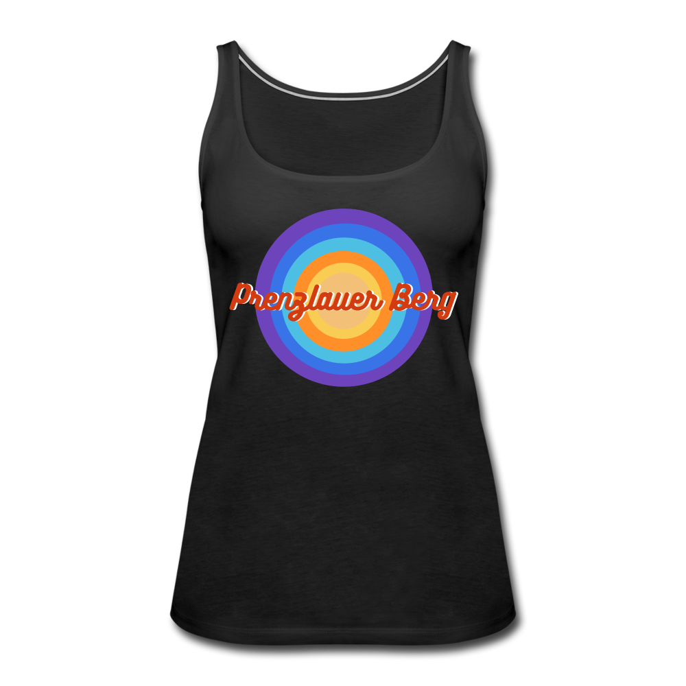Prenzlauer Berg Retro - Frauen Premium Tank Top - black