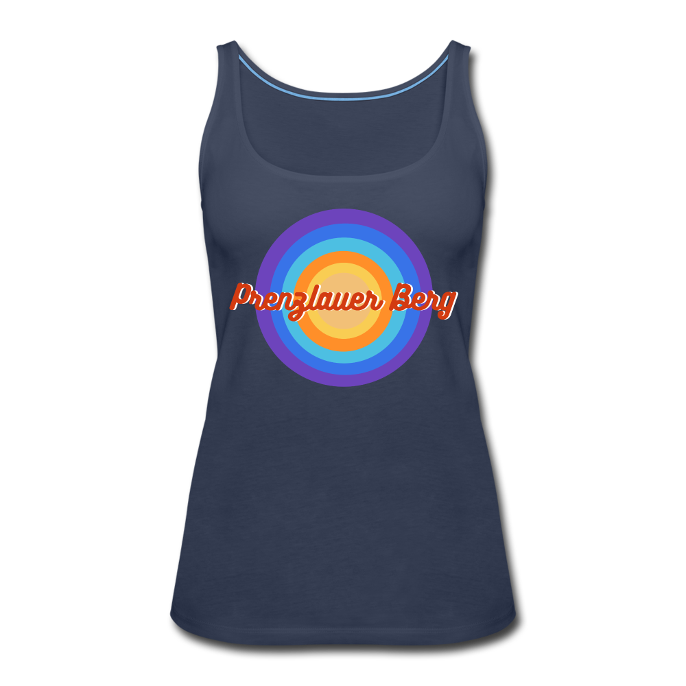 Prenzlauer Berg Retro - Frauen Premium Tank Top - navy