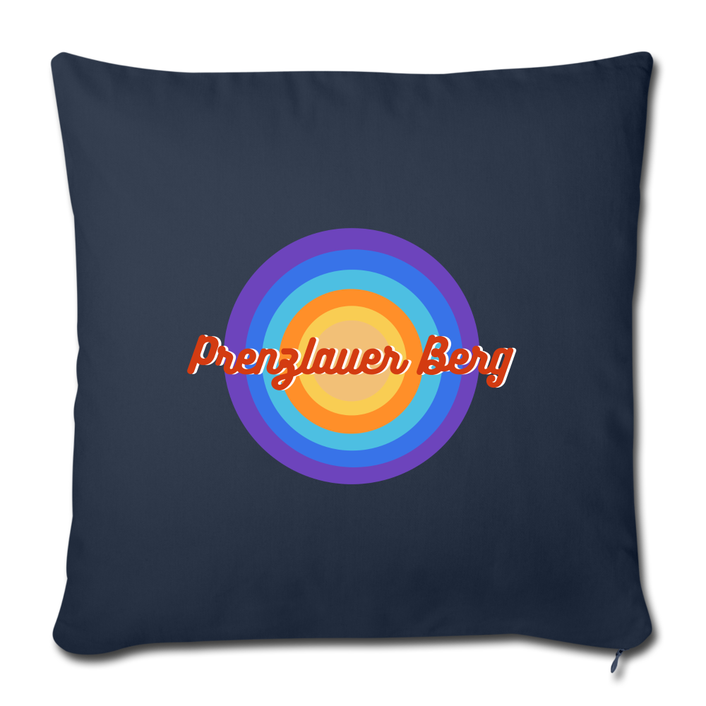 Prenzlauer Berg Retro - Sofakissen mit Füllung (45 x 45 cm) - navy