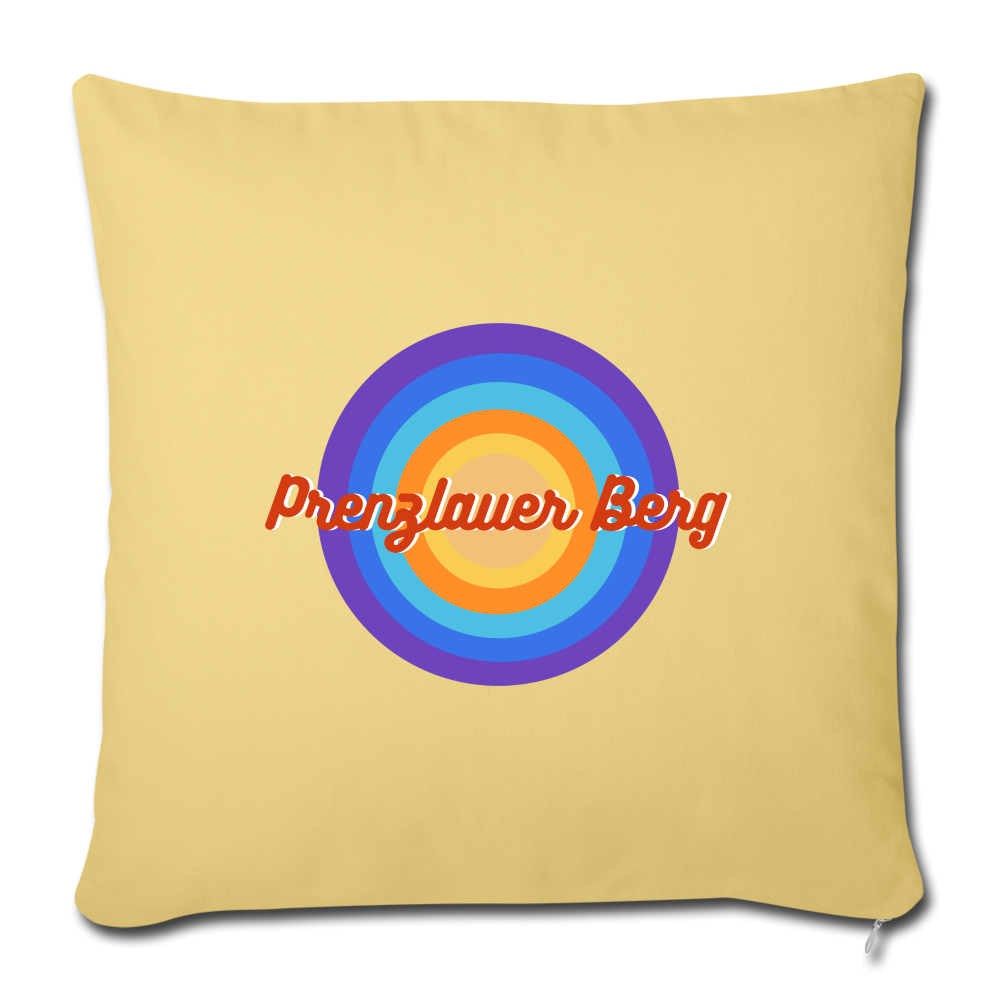 Prenzlauer Berg Retro - Sofakissen mit Füllung (45 x 45 cm) - washed yellow