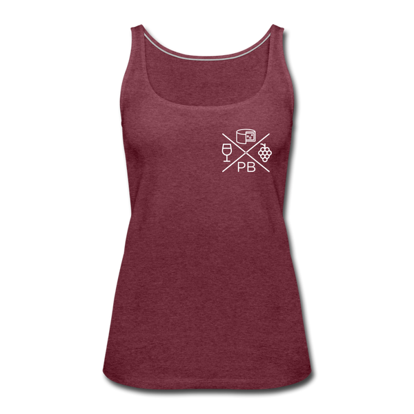 Prenzlauer Berg Kiez  - Frauen Premium Tank Top - heather burgundy