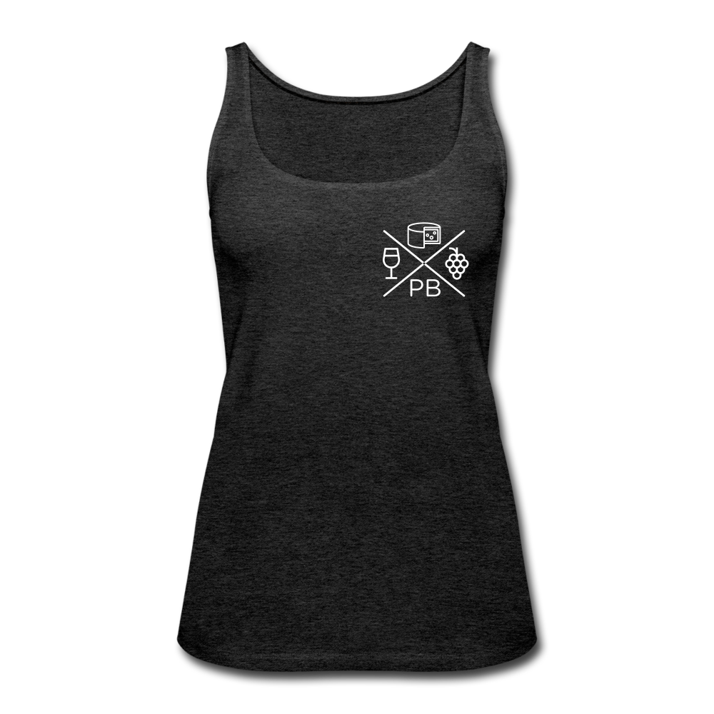 Prenzlauer Berg Kiez  - Frauen Premium Tank Top - charcoal grey
