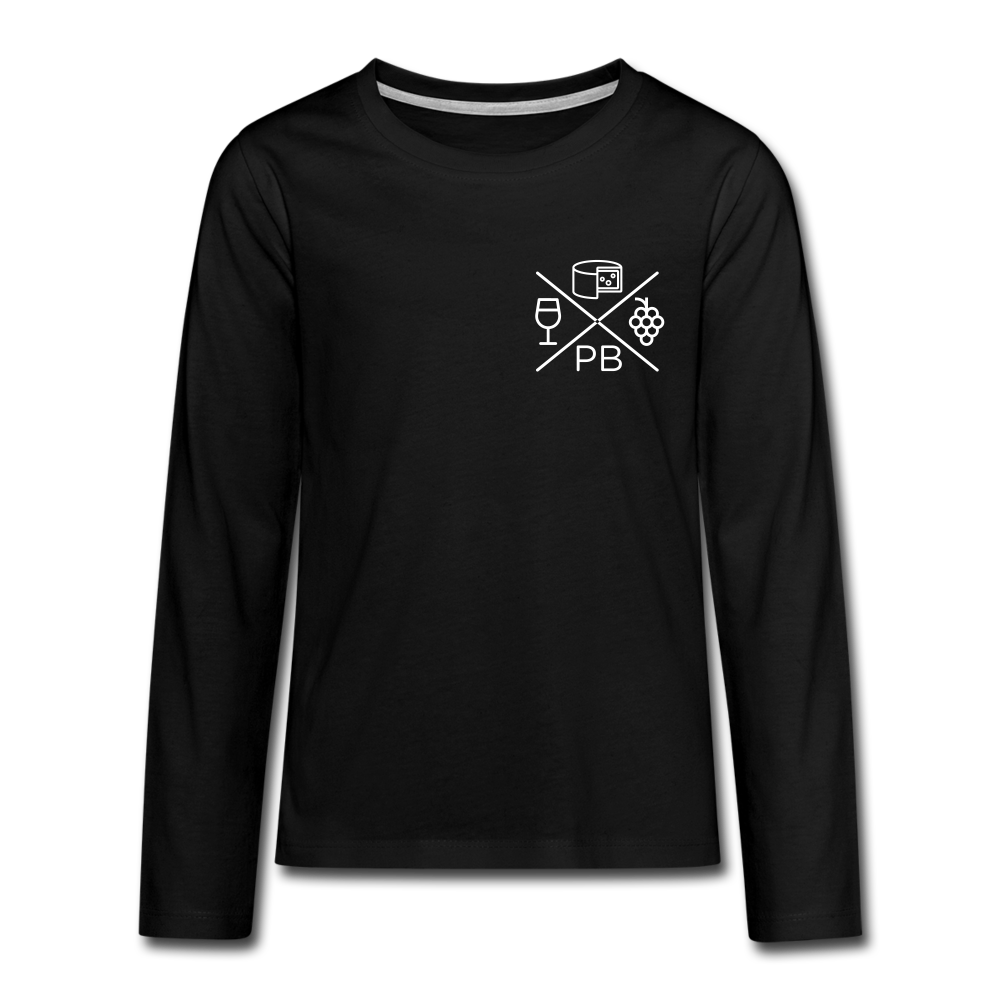 Prenzlauer Berg Kiez  - Teenager Langarmshirt - black