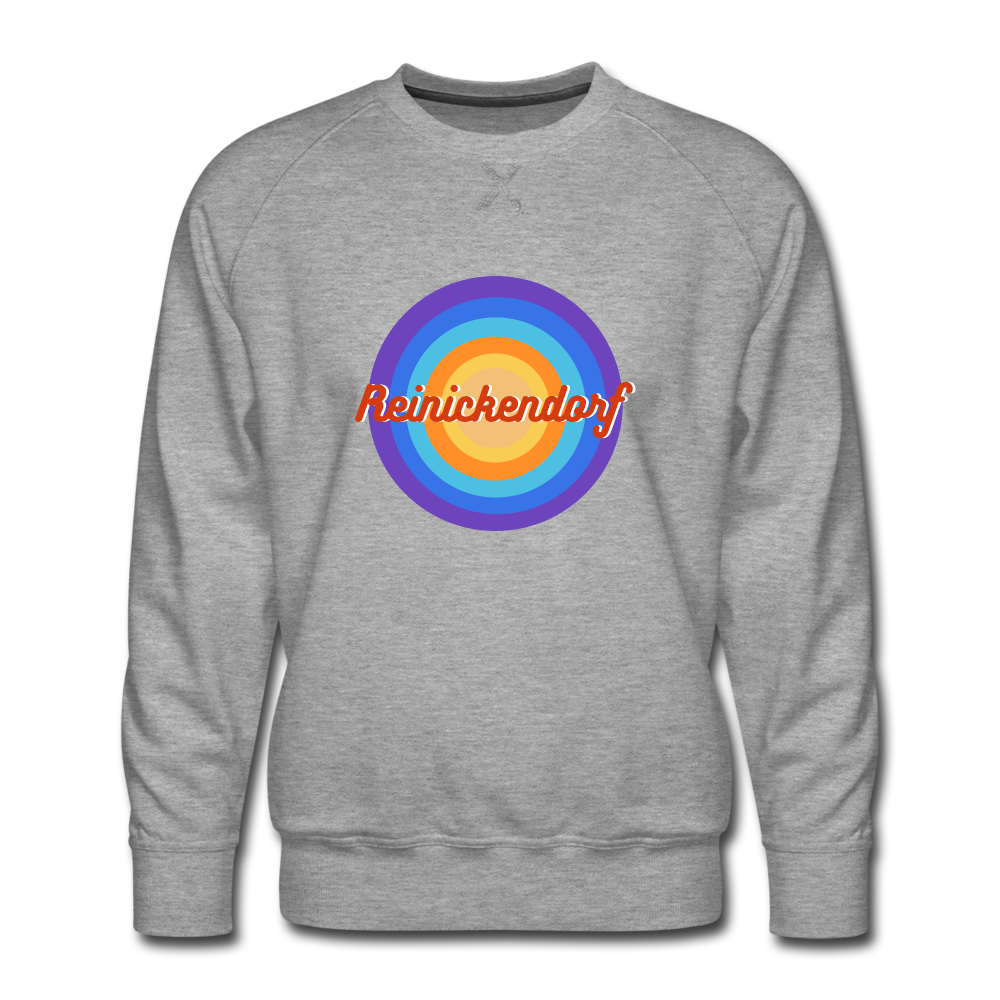 Reinickendorf retro - Männer Premium Sweatshirt - heather grey