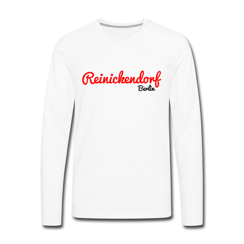 Reinickendorf Berlin - Männer Premium Langamshirt - white