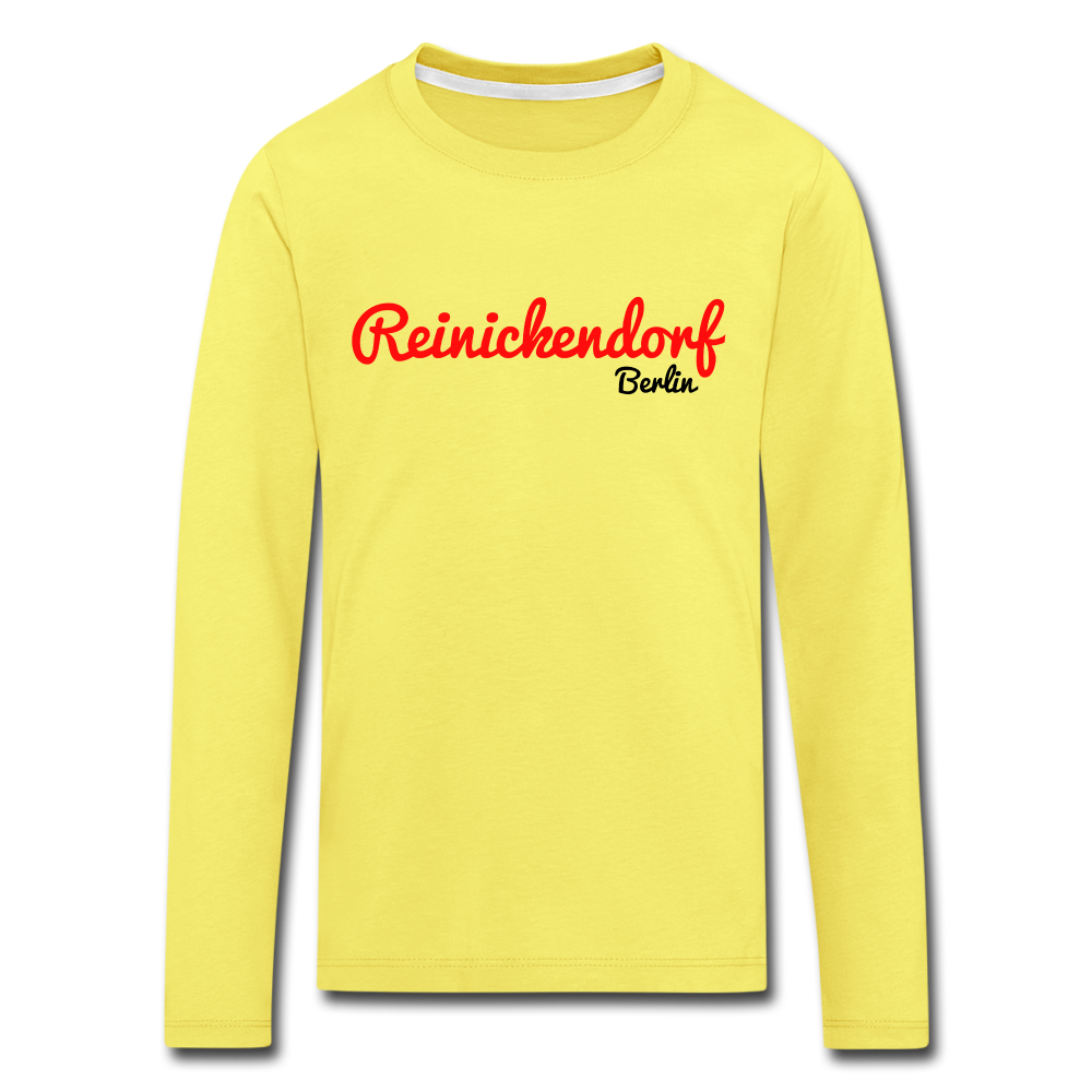 Reinickendorf Berlin - Kinder Langarmshirt - yellow