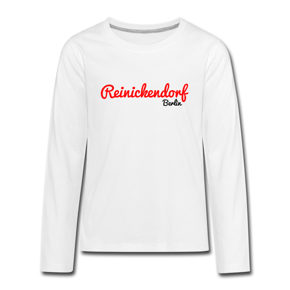 Reinickendorf Berlin - Teenager Langarmshirt - white
