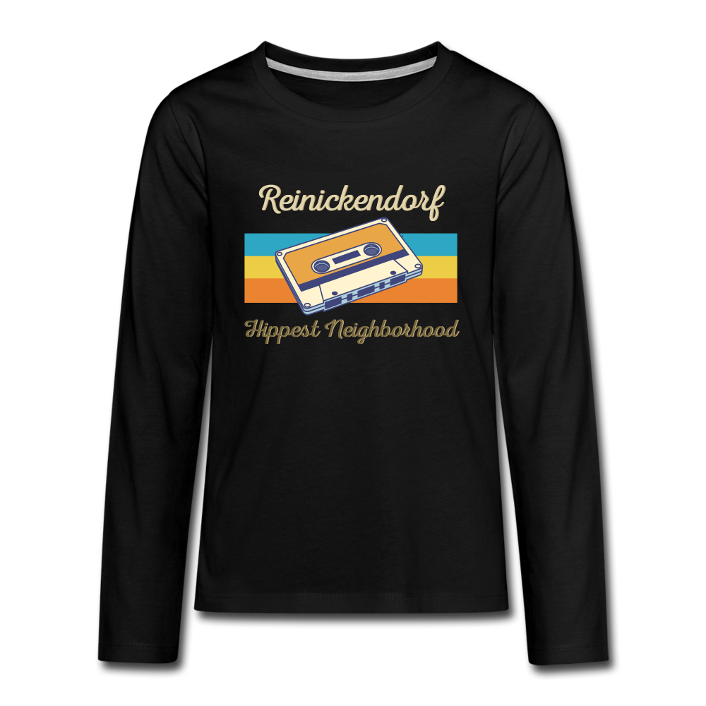 Reinickendorf  Hippest Neighborhood - Teenager Langarmshirt - black