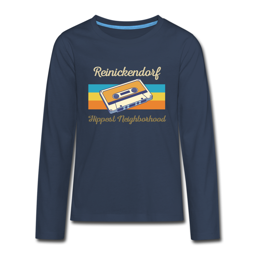 Reinickendorf  Hippest Neighborhood - Teenager Langarmshirt - navy