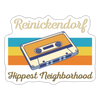 Reinickendorf  Hippest Neighborhood - Aufkleber - white matte