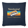 Reinickendorf  Hippest Neighborhood - Sofakissen mit Füllung (45 x 45 cm) - navy
