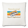 Reinickendorf  Hippest Neighborhood - Sofakissen mit Füllung (45 x 45 cm) - natural white