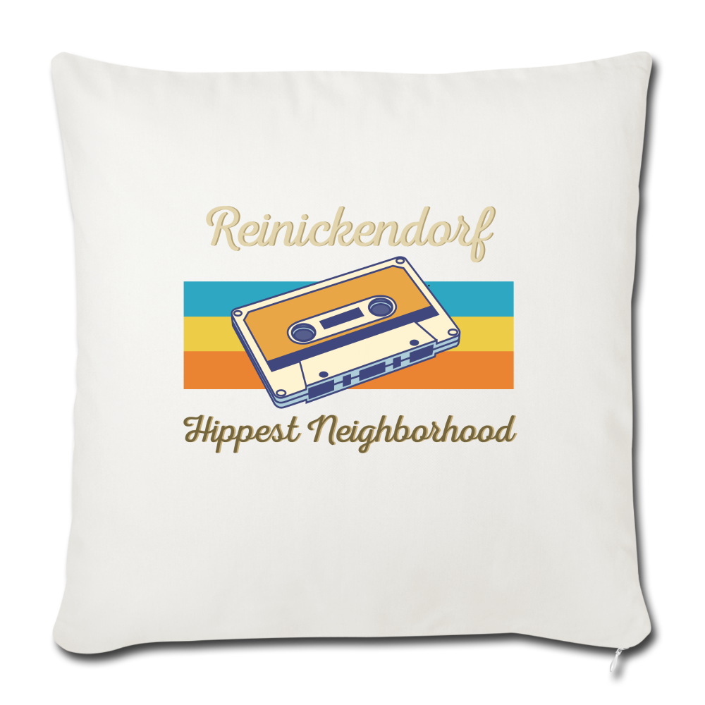 Reinickendorf  Hippest Neighborhood - Sofakissen mit Füllung (45 x 45 cm) - natural white