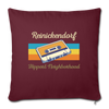 Reinickendorf  Hippest Neighborhood - Sofakissen mit Füllung (45 x 45 cm) - burgundy