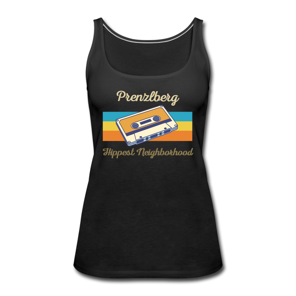 PrenzlBerg  Hippest Neighborhood - Frauen Premium Tank Top - black