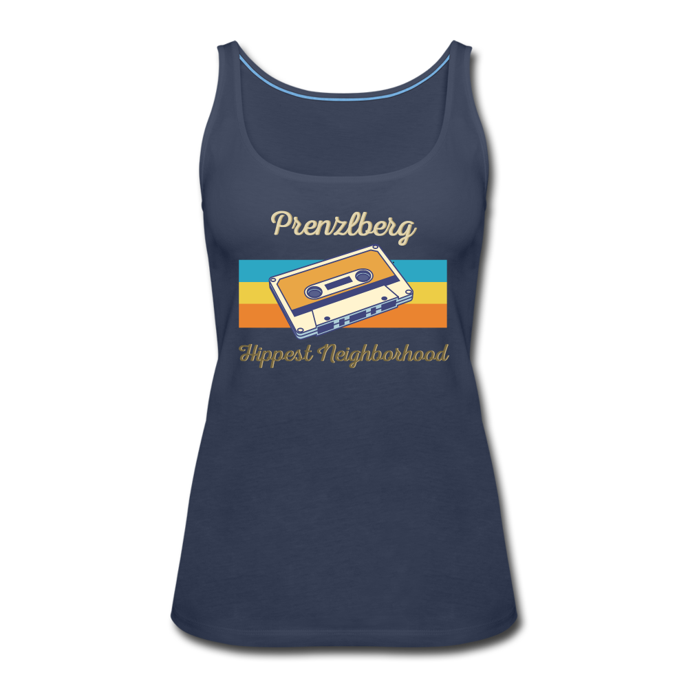 PrenzlBerg  Hippest Neighborhood - Frauen Premium Tank Top - navy