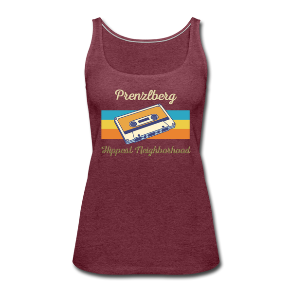 PrenzlBerg  Hippest Neighborhood - Frauen Premium Tank Top - heather burgundy
