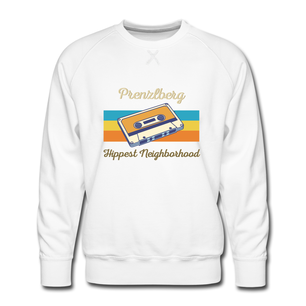 PrenzlBerg  Hippest Neighborhood - Männer Premium Sweatshirt - white