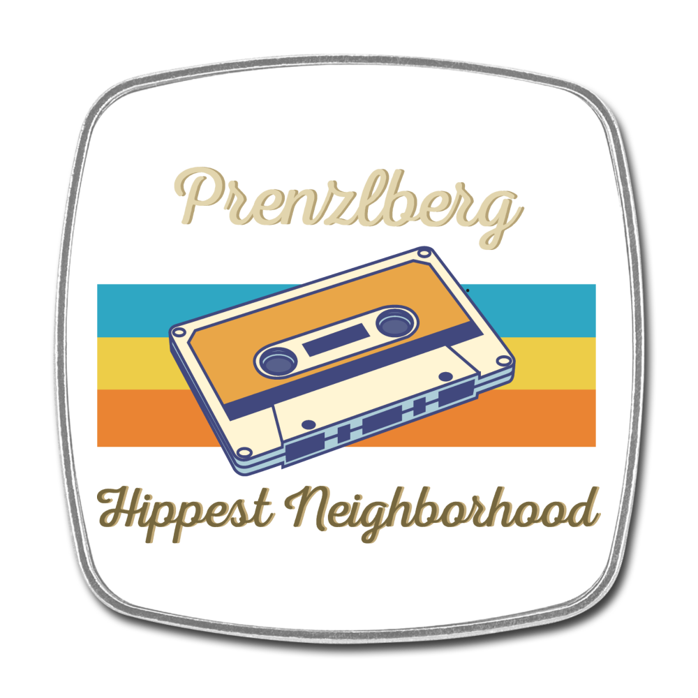 PrenzlBerg  Hippest Neighborhood - Kühlschrankmagnet - white