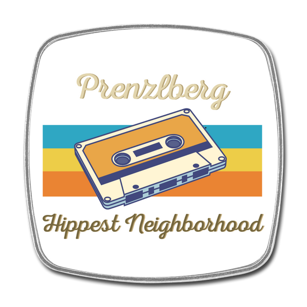 PrenzlBerg  Hippest Neighborhood - Kühlschrankmagnet - white