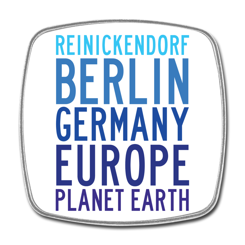 Reinickendorf Planet Earth - Kühlschrankmagnet - white