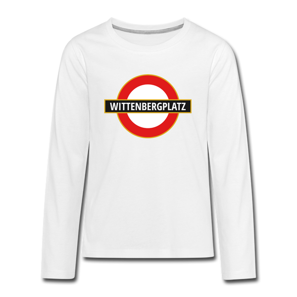 Langarmshirt mit Schöneberg Motiv zum Wittenbergplatz in Berlin.