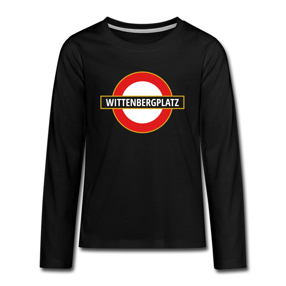 Wittenbergplatz - Teenager Langarmshirt - black