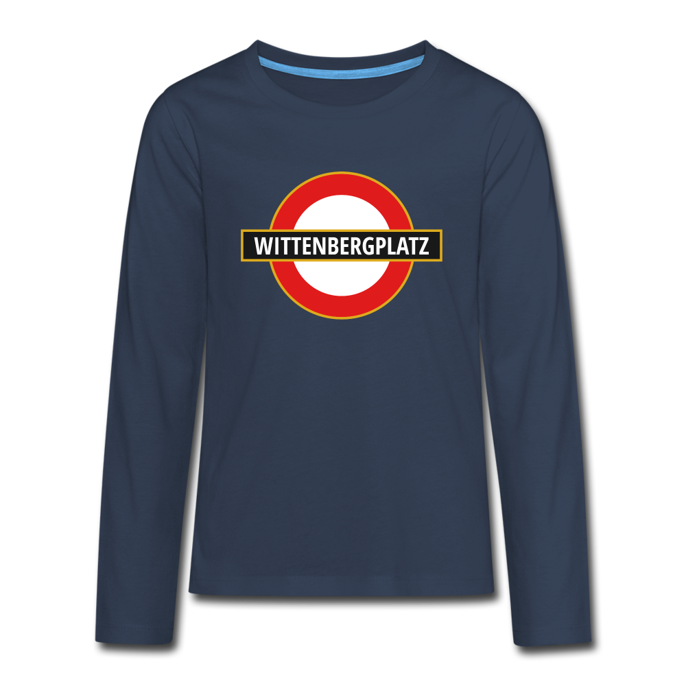 Wittenbergplatz - Teenager Langarmshirt - navy