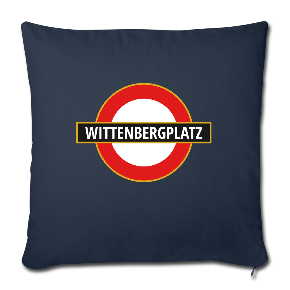 Wittenbergplatz - Sofakissen mit Füllung (45 x 45 cm) - navy