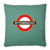 Wittenbergplatz - Sofakissen mit Füllung (45 x 45 cm) - cypress green