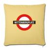 Wittenbergplatz - Sofakissen mit Füllung (45 x 45 cm) - washed yellow
