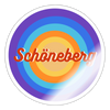 Schöneberg retro - Aufkleber - white glossy