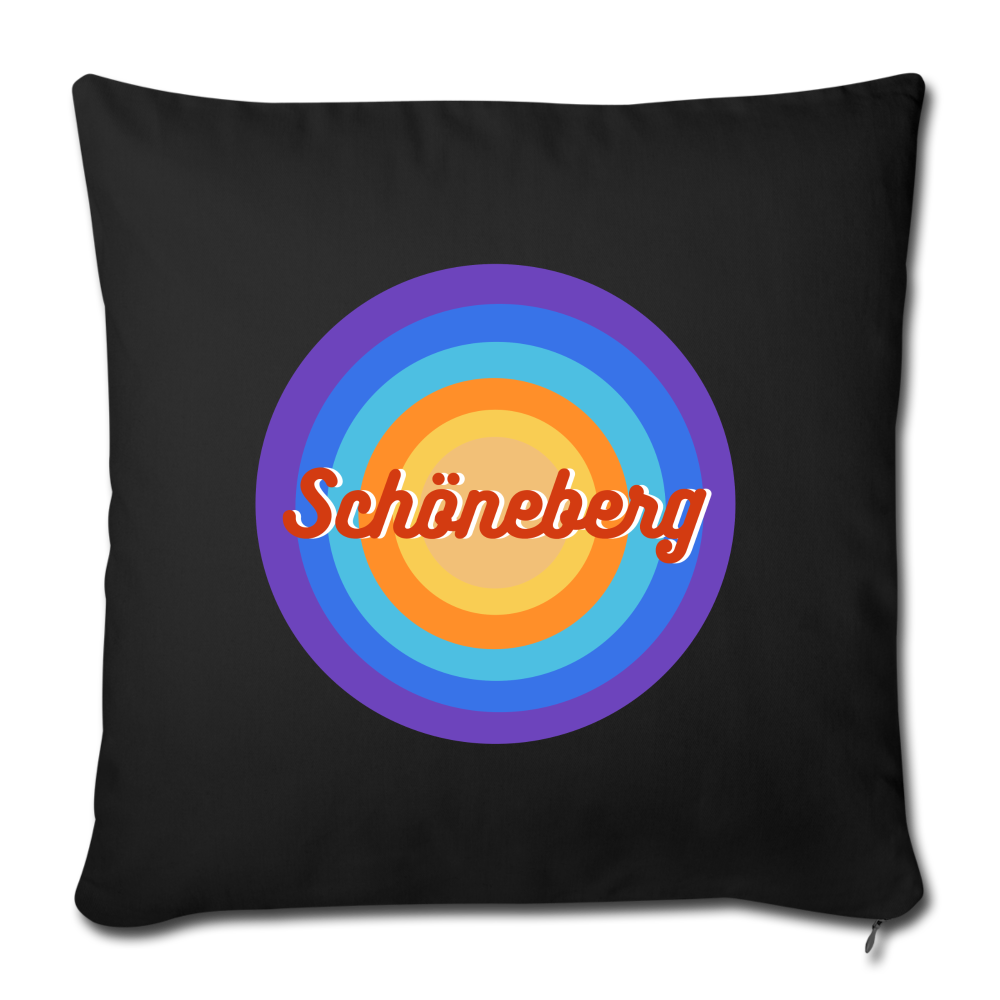 Schöneberg retro - Sofakissen mit Füllung (45 x 45 cm) - black