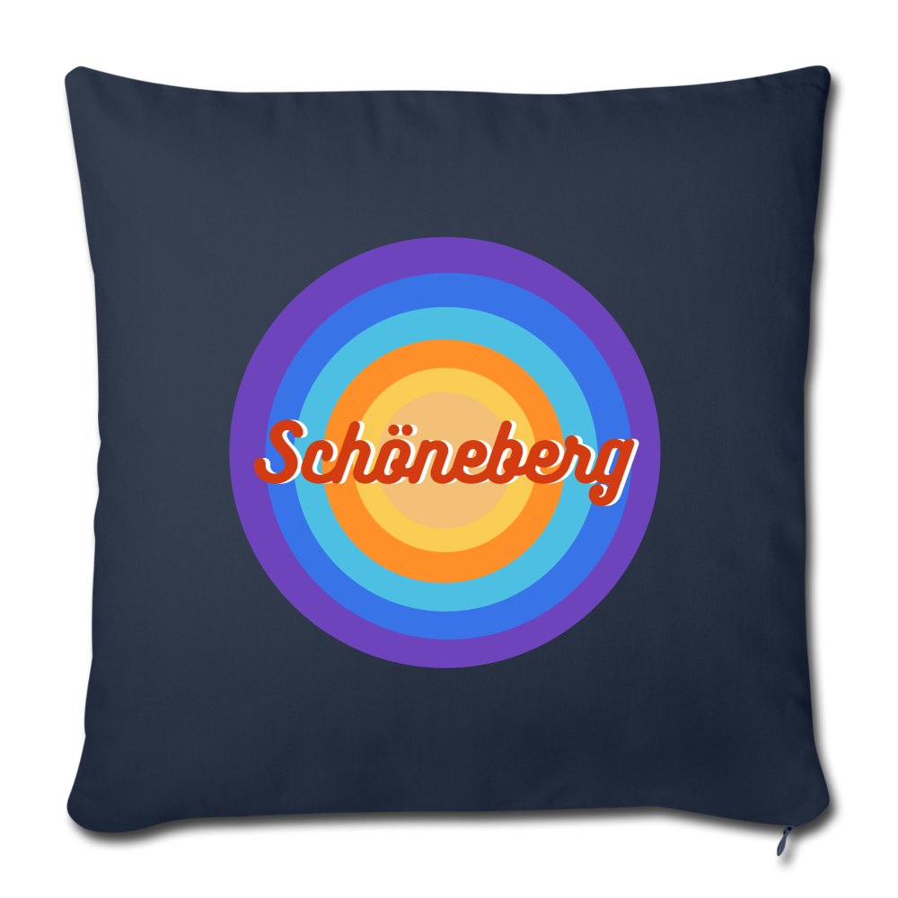 Schöneberg retro - Sofakissen mit Füllung (45 x 45 cm) - navy