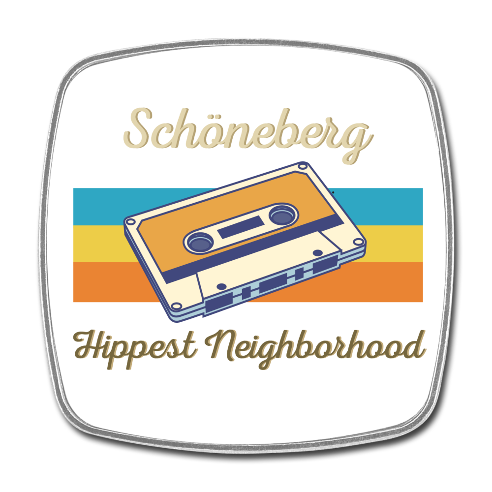 Schöneberg Hippest Neighborhood - Kühlschrankmagnet - white