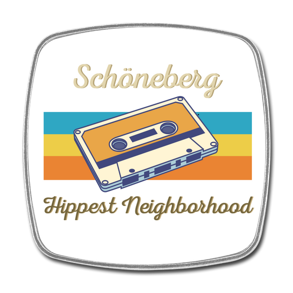 Schöneberg Hippest Neighborhood - Kühlschrankmagnet - white